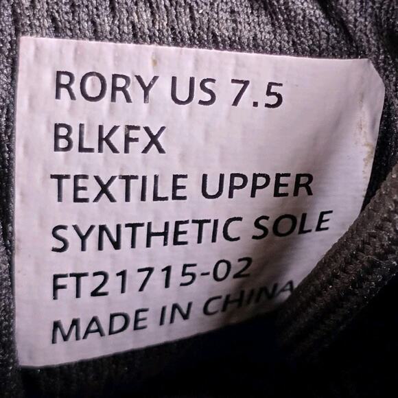 True Religion Rory Black Chunky Platform Sneakers Women's Size 7.5 - Picture 5 of 9